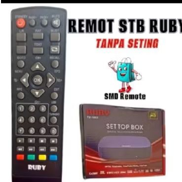 REMOTE SET TOP BOX RUBY ORIGINAL PRODUCT.