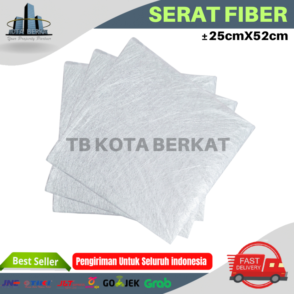 SERAT FIBER PENGUAT RESIN / FIBERGLASS MATT