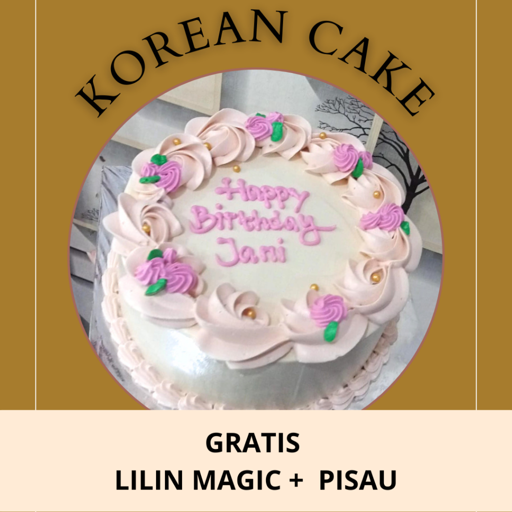 

Kue Ulang tahun/Korean Bento Cake/Butterfly Cake/Kue Ultah/Blackforest