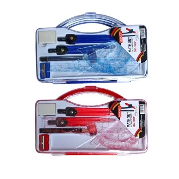 

jangka set DBC-1009P / jangka set / math set / Jangka Set Penggaris Geometric Compass Set DEBOZZ 1009P + Case