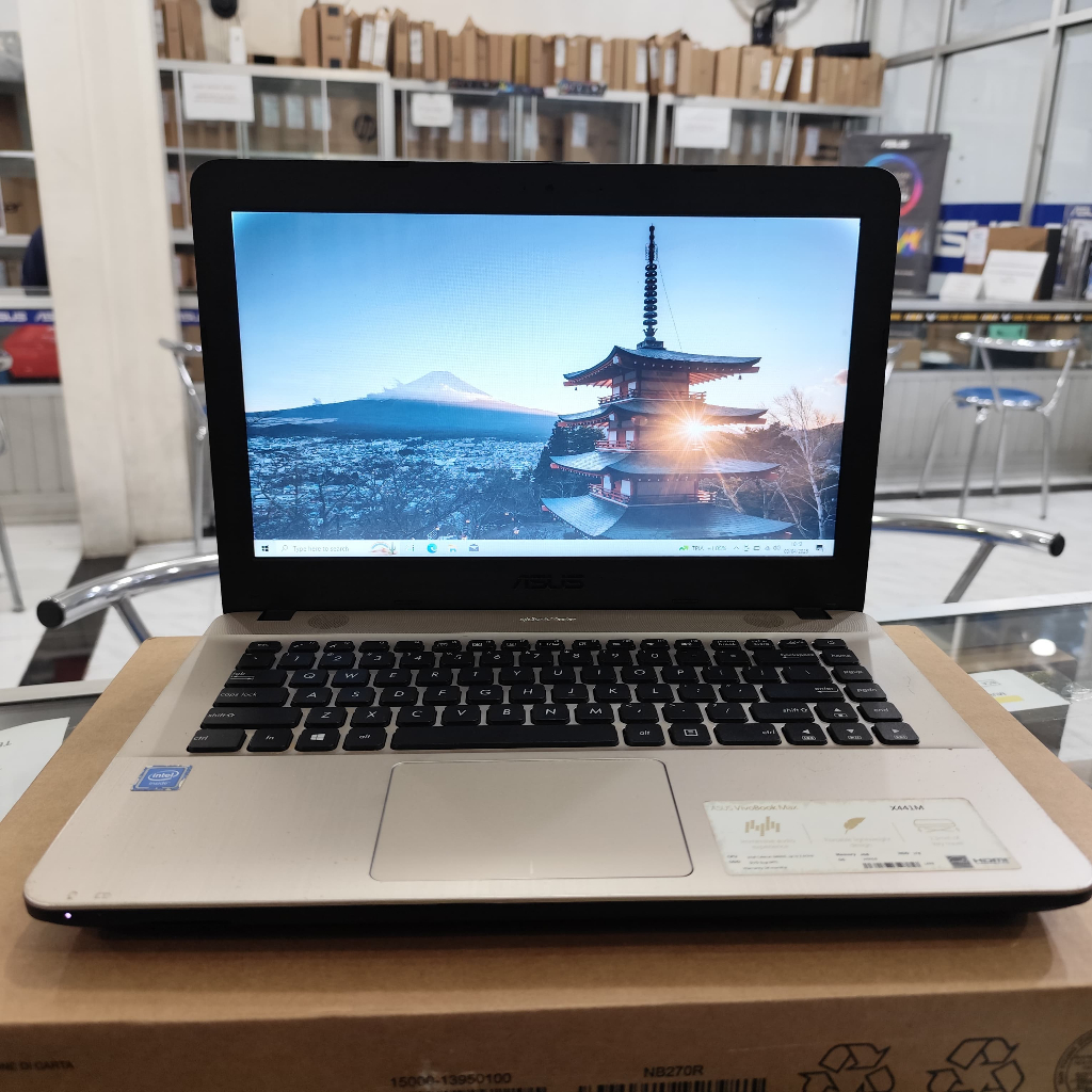 Laptop bekas 1 jutaan Asus X441M RAM 4GB HDD 1TB Layar 14in Windows 10 Garansi Siap Pakai
