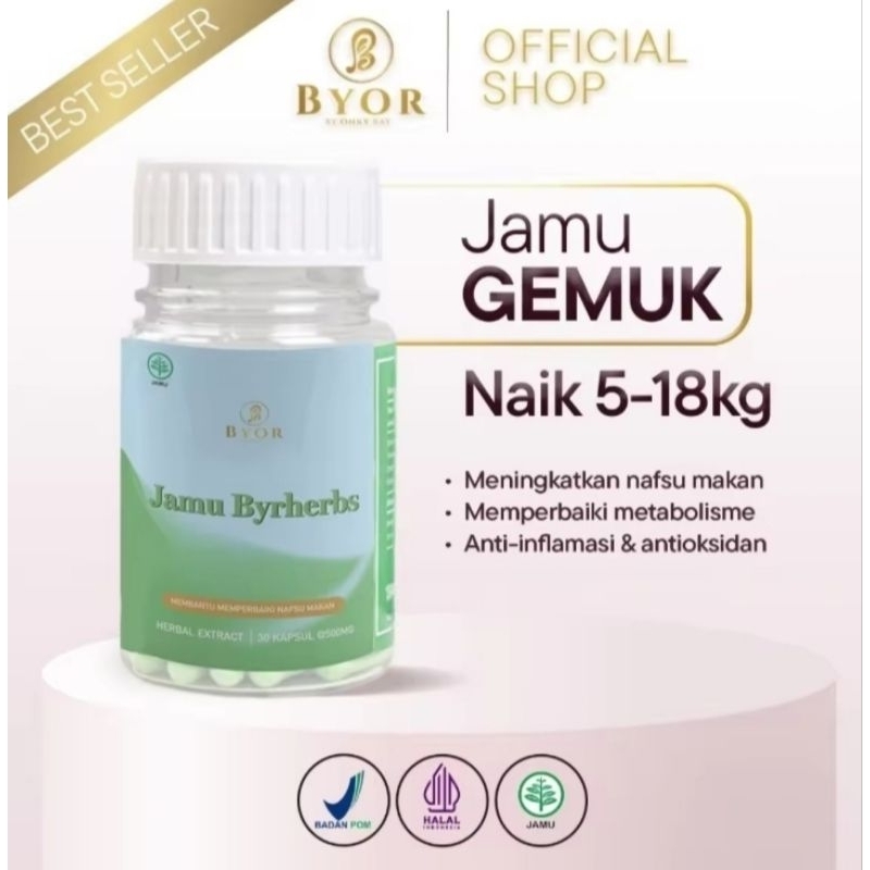 

BYOR isi 30 kapsul @500mg-suplemen kesehatan