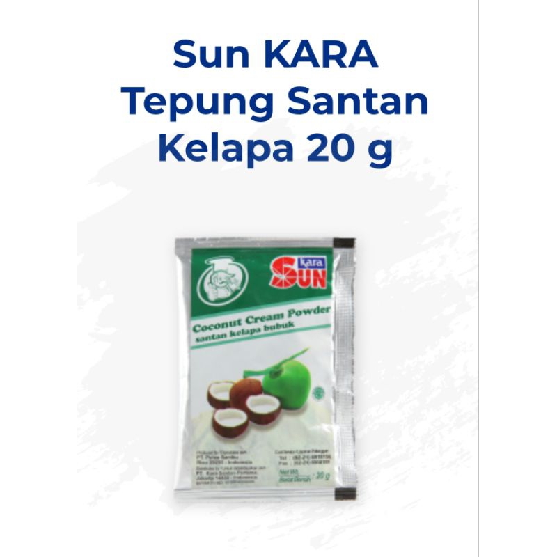 

Sun Kara Tepung Santan Kelapa 20 Gram