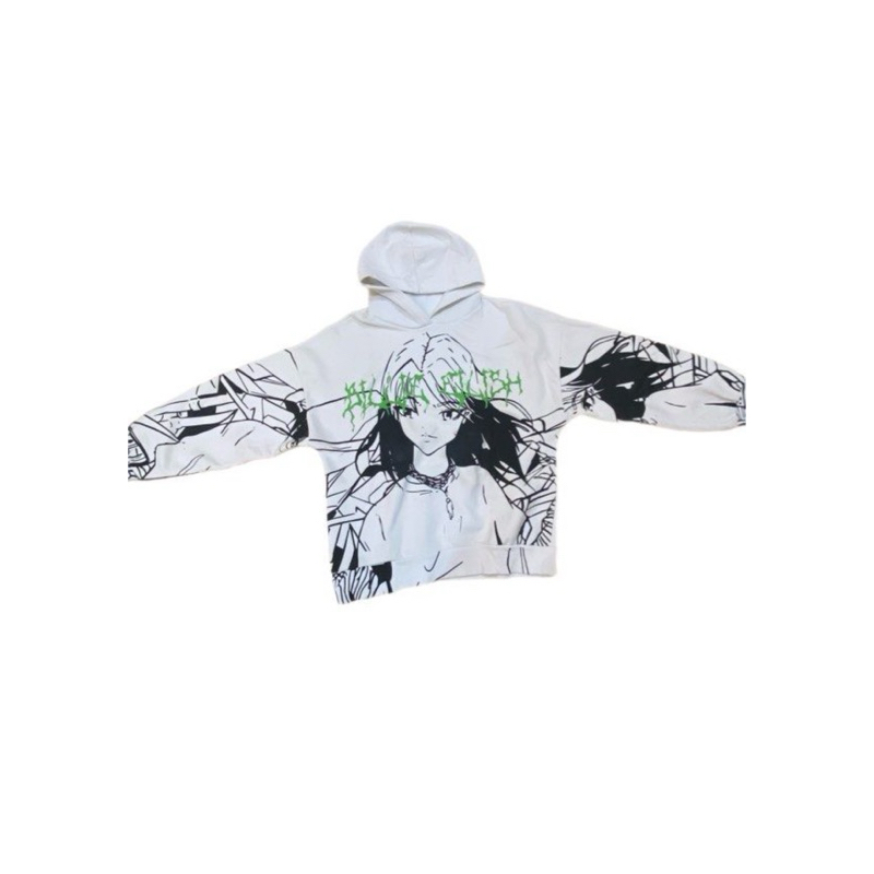 bershka billie elish oversize hoodie unisex