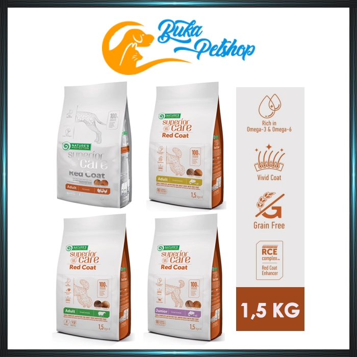 Makanan Anjing Nature Protection Red Dog 1.5kg