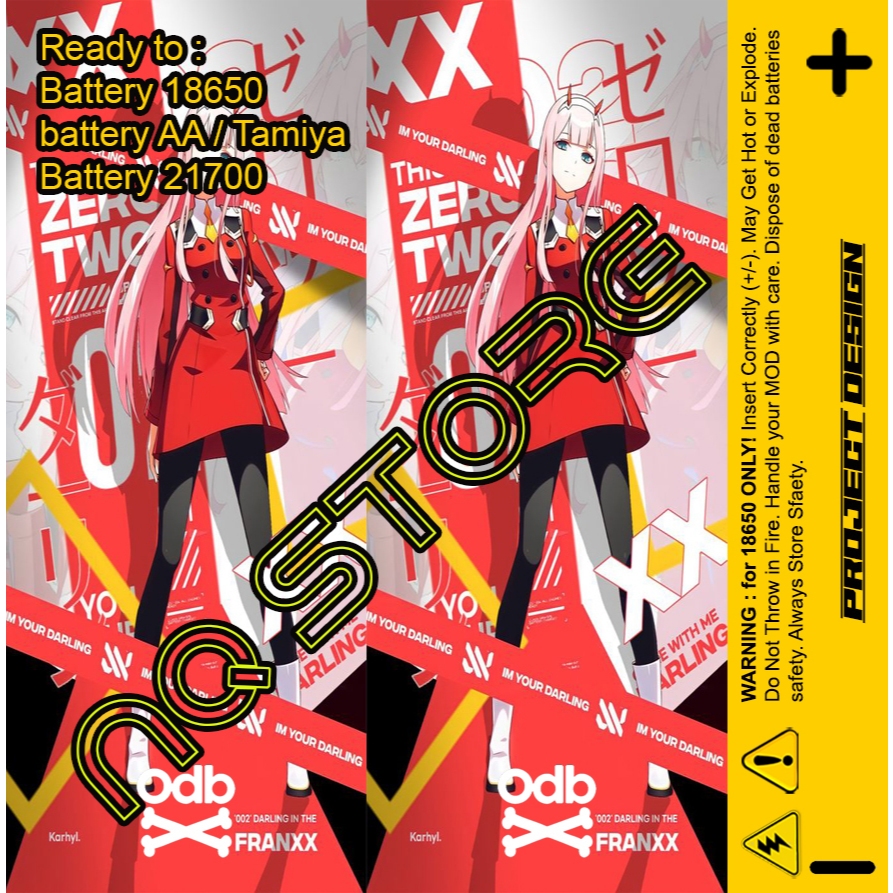 

Sticker Warp Battery 18650 Anime Part 4