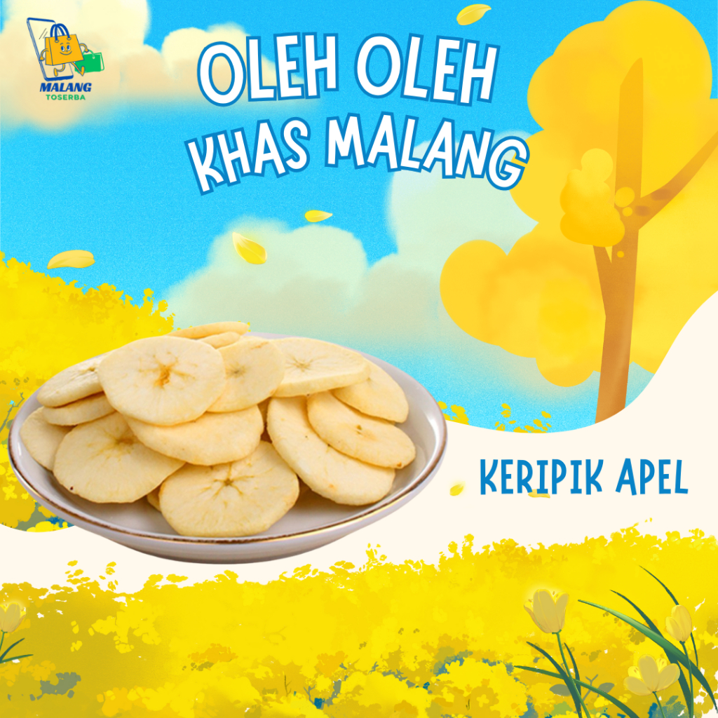 

[KIRIM INSTAN] KERIPIK APEL OLEH OLEH KHAS MALANG