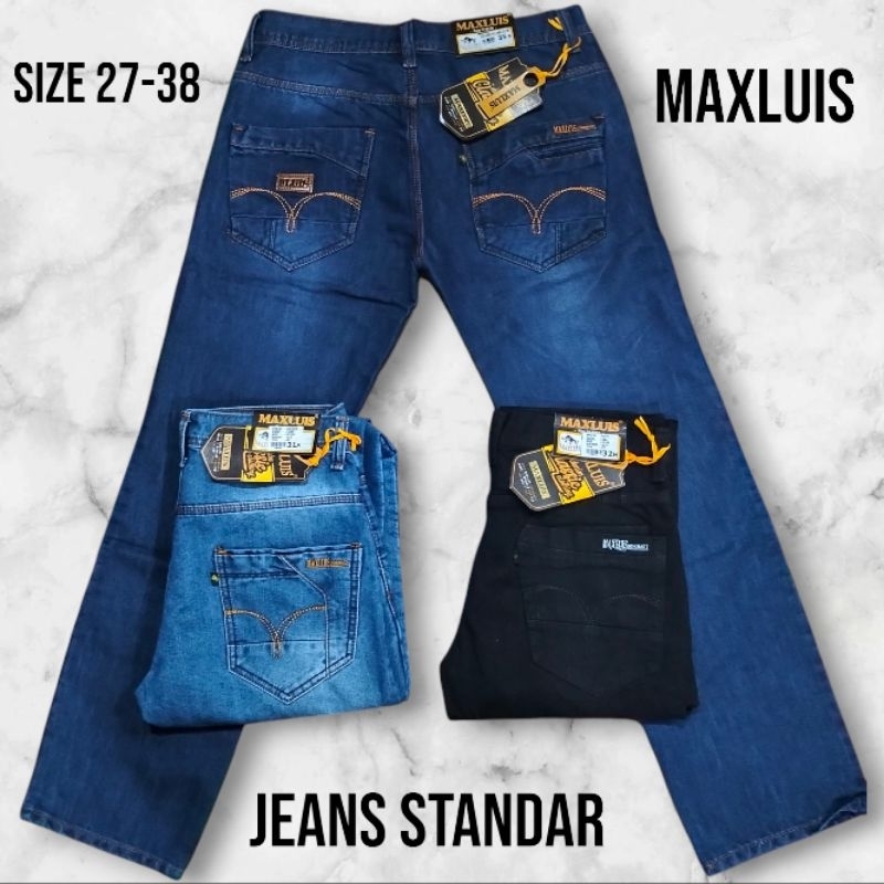 CELANA PANJANG PRIA STANDAR ORIGINAL LEVIS MAXLUIS DENIM CLASSIC ✔️