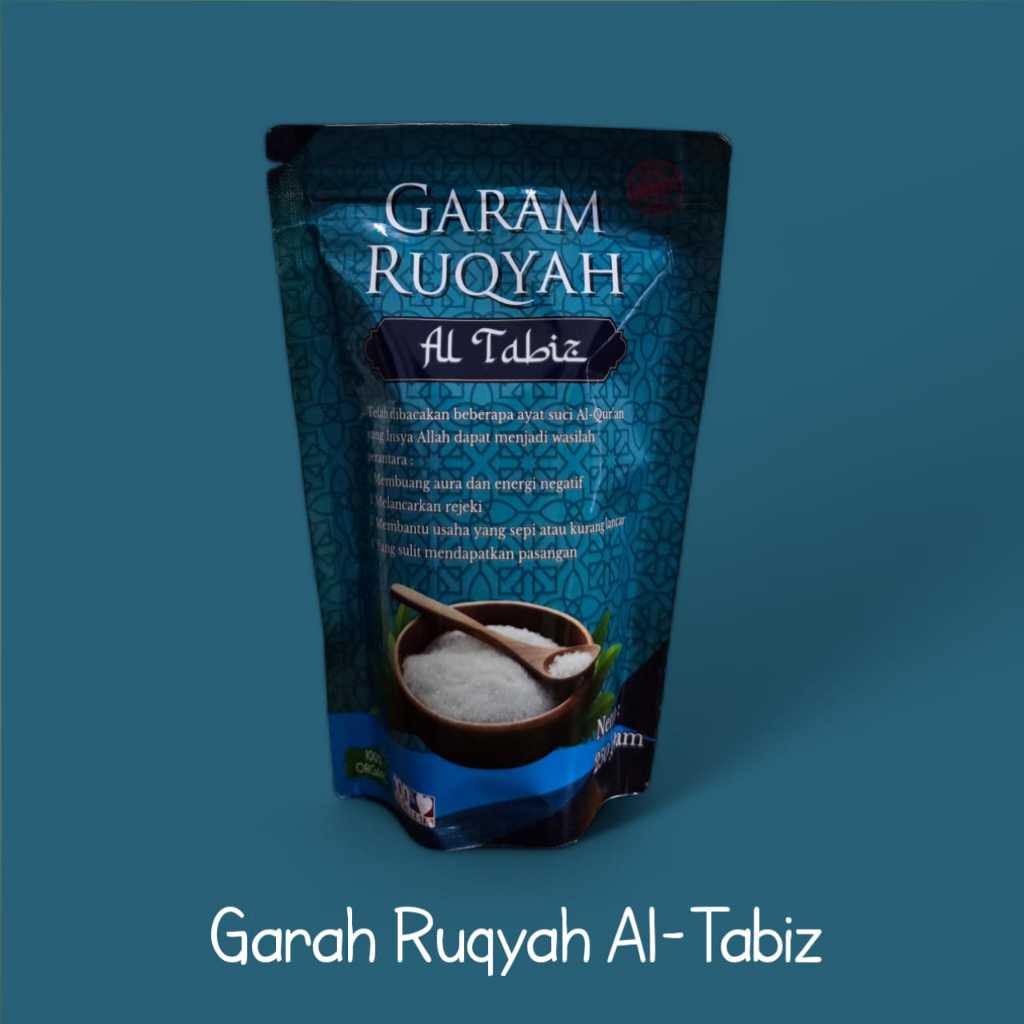 

[TERLARIS KEMASAN 250gr] Garam Ruqyah Al Tabiz Hati2 Banyak Oknum Menjual Produk Palsu