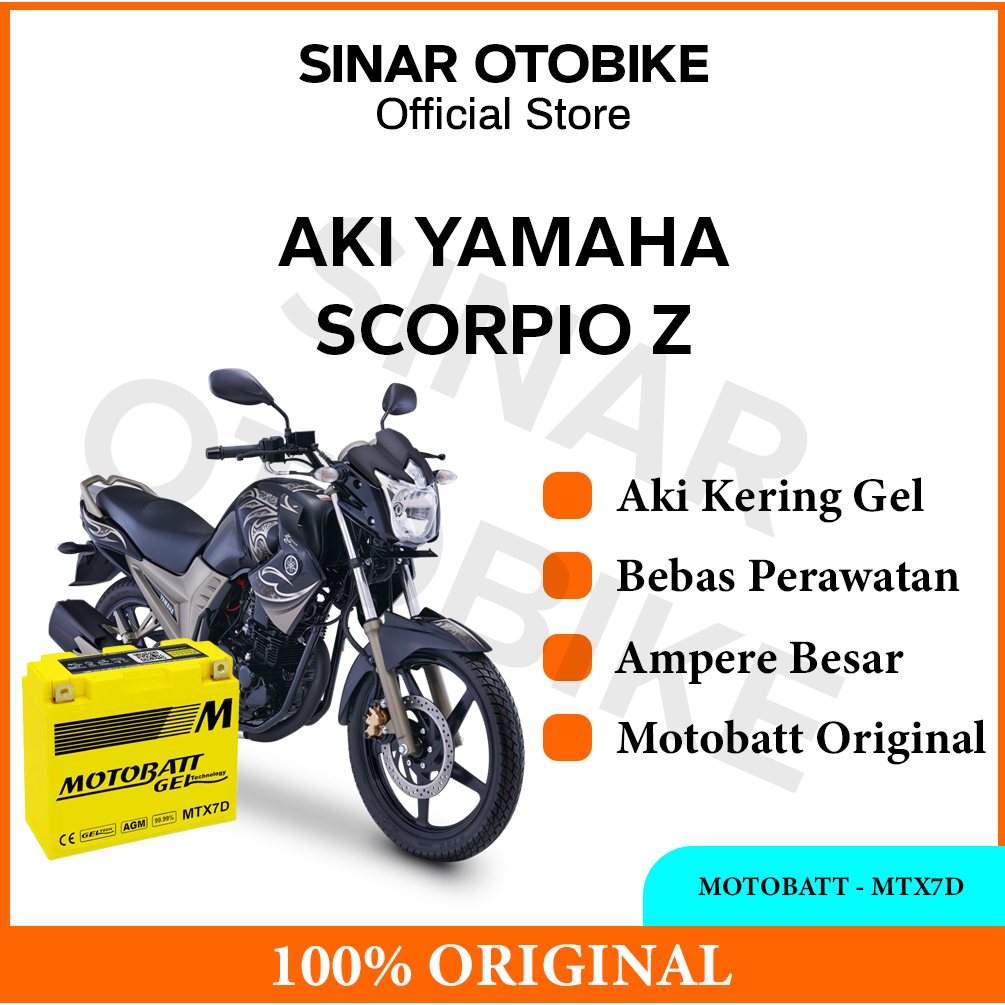 AKI SCORPIO MOTOBATT - MTX7D