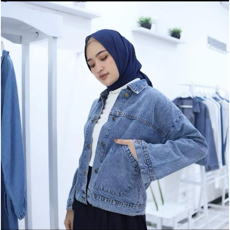 Promo Jaket Jeans Vintage Jaket Jeans Reza Pablo Jaket Jeans Cewek