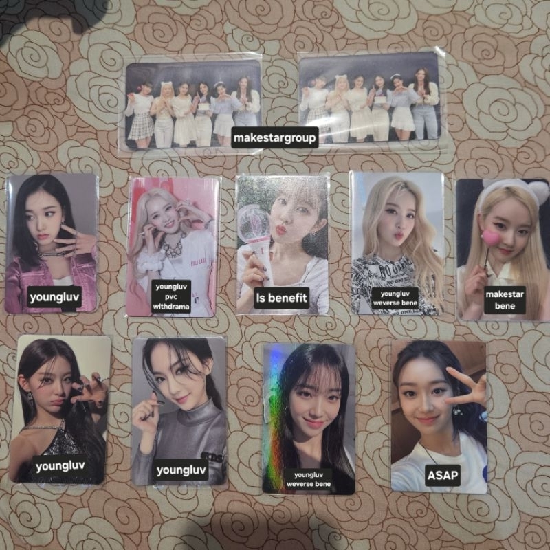 STAYC PC CLEARANCE SALE. Young Luv & makestar r3 benefit J Sieun. album selaed / unsealed / album on