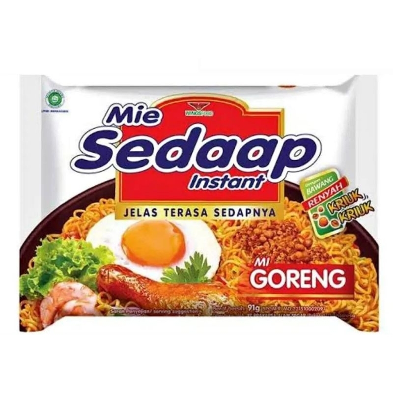 

Mi sedap goreng 1pcs 90 gr