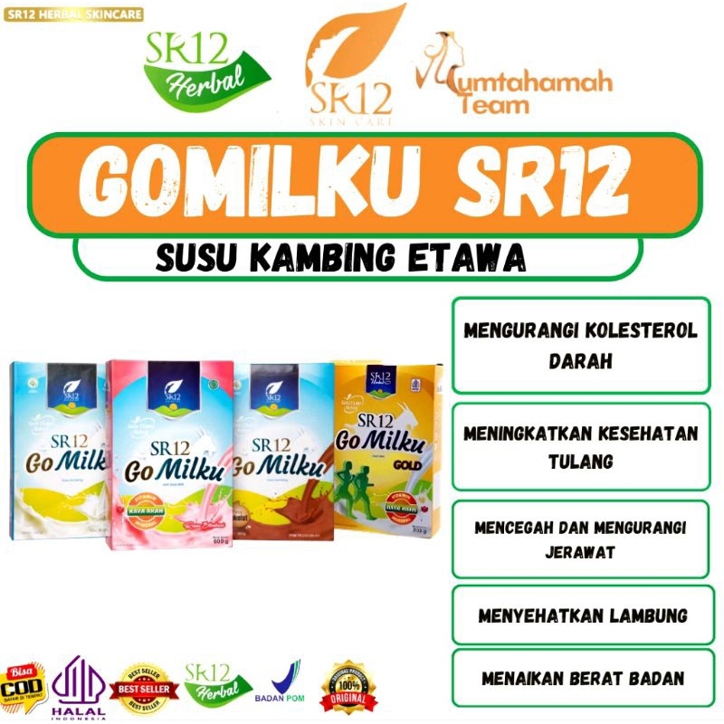 

Gomilku SR12 - Susu Kambing Etawa - Meningkatkan Kesehatan Imun & Mengencangkan Kulit