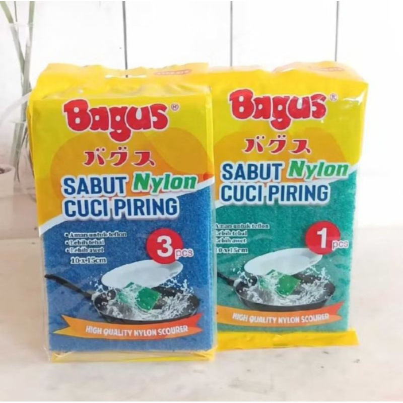 Bagus Sabut Nylon Cuci Piring