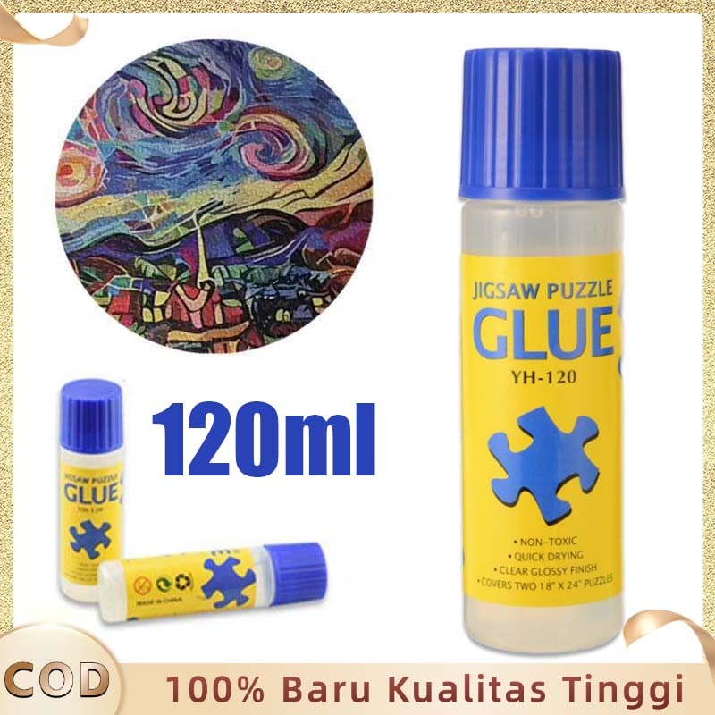 

Handmade Diy Lem Puzzle Lem Puzzle Jigsaw Puzzle Glue Teka-Teki Jigsaw Hemat Lem 120ml