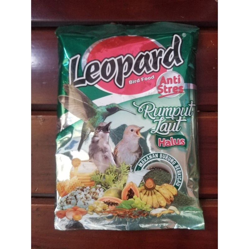 Pakan Burung Voer Leopard Hijau Halus
