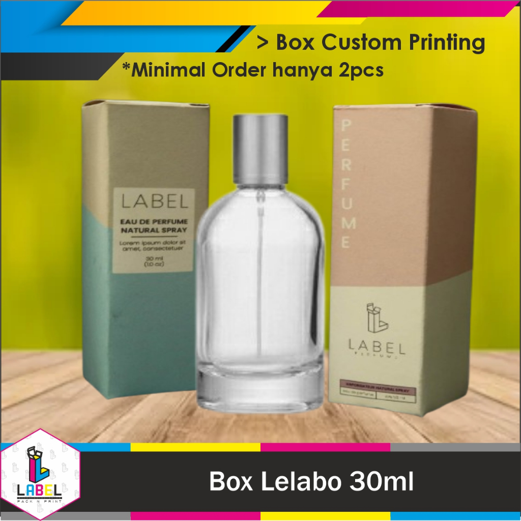 

Dus Packaging / Box Parfum Lelabo 30ml Custom Desain - Full print