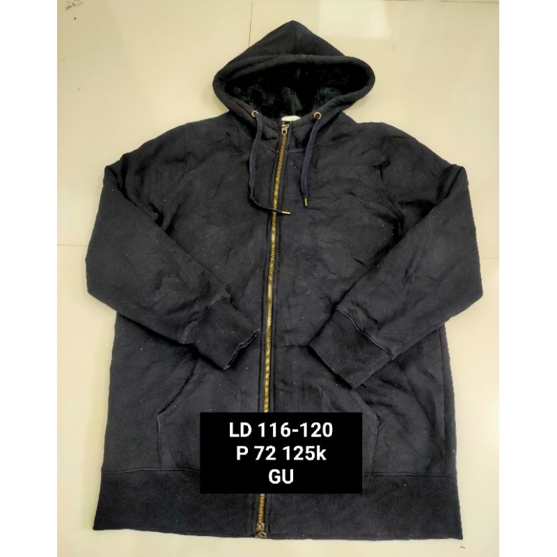 Hoodie Serpa Dalam GU Black