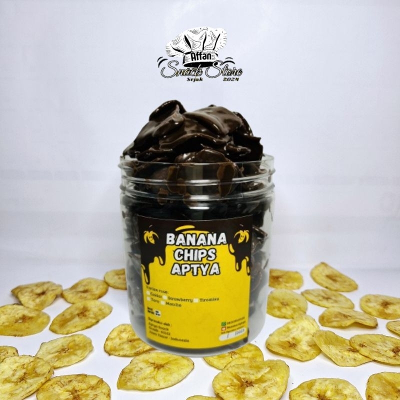 

Keripik Pisang Lumer Coklat Premium 300 Gram