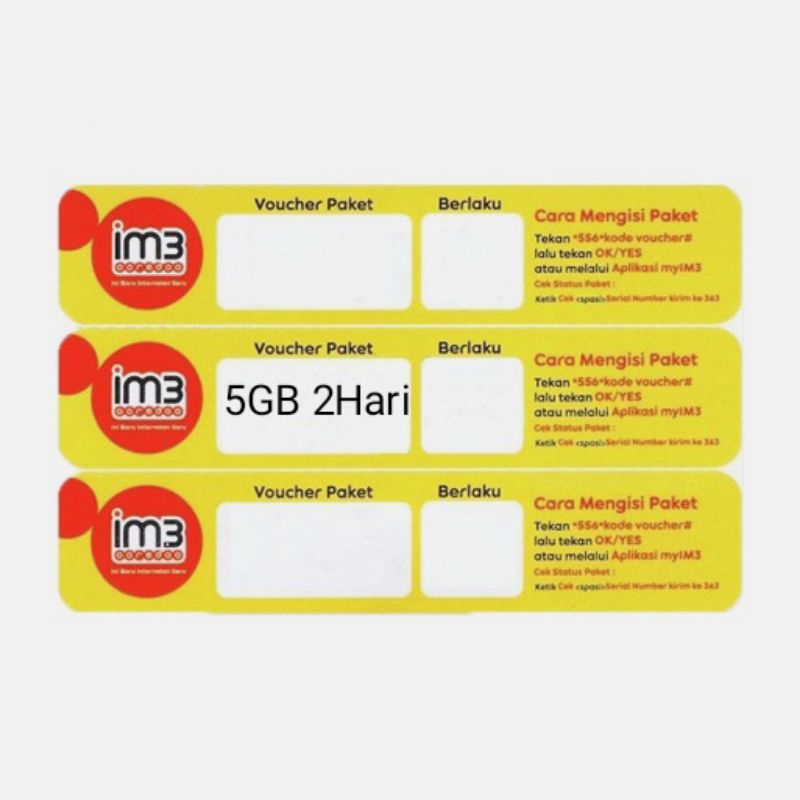 INDOSAT 5GB 2HARI