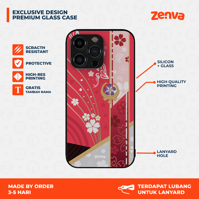 Custom Phone Casing  soft case Genshin Impact Yae Miko - Hardcase Softcase Yae miko Genshin Impact