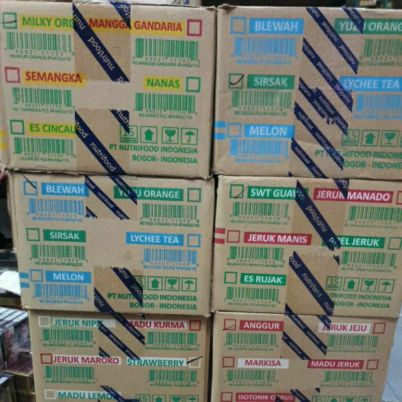 

Nutrisari Non-ASO (Dos kecil). Isi 4 pak x 40 Sachet. Exp 08-10-2026