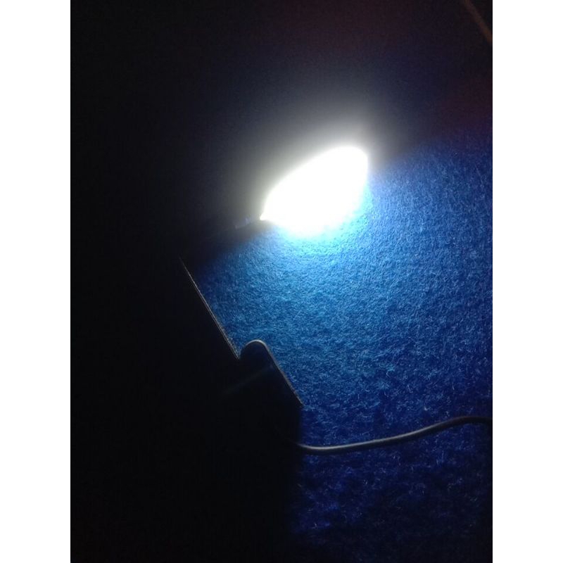 Lampu LED USB warna  putih untuk mini soliter aquarium cupang/guppy