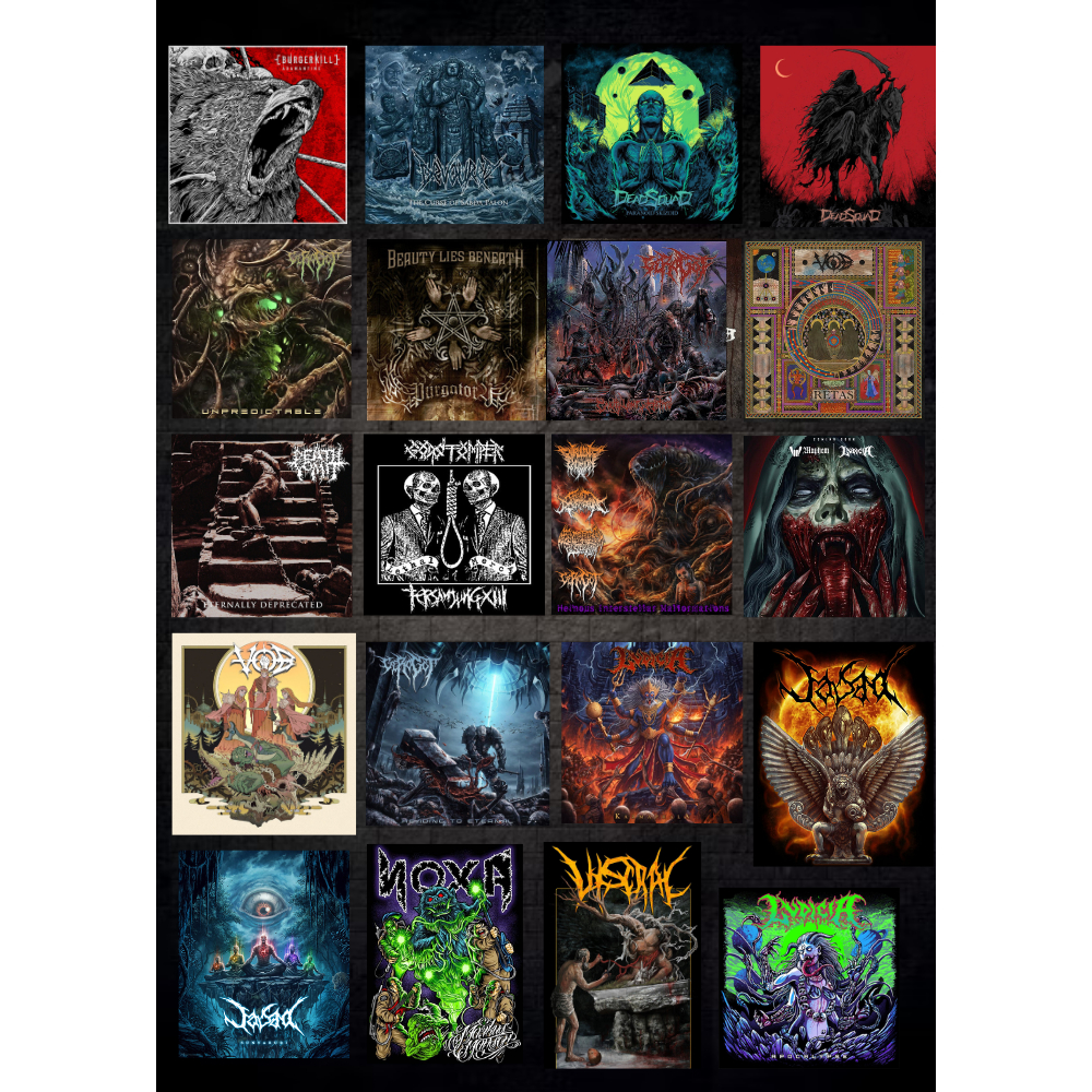

Stiker BAND Black Metal Underground PUNK Kwalitas Premium