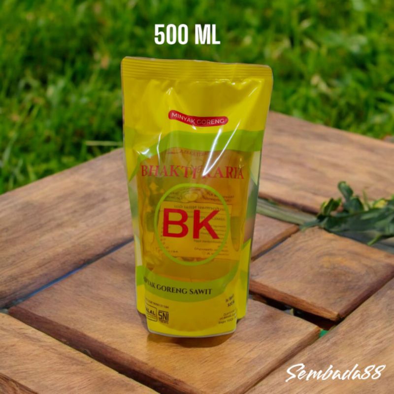 

MINYAK GORENG BK ( BHAKTI KARYA ) POUCH 500 ML / MINYAK GORENG SAWIT