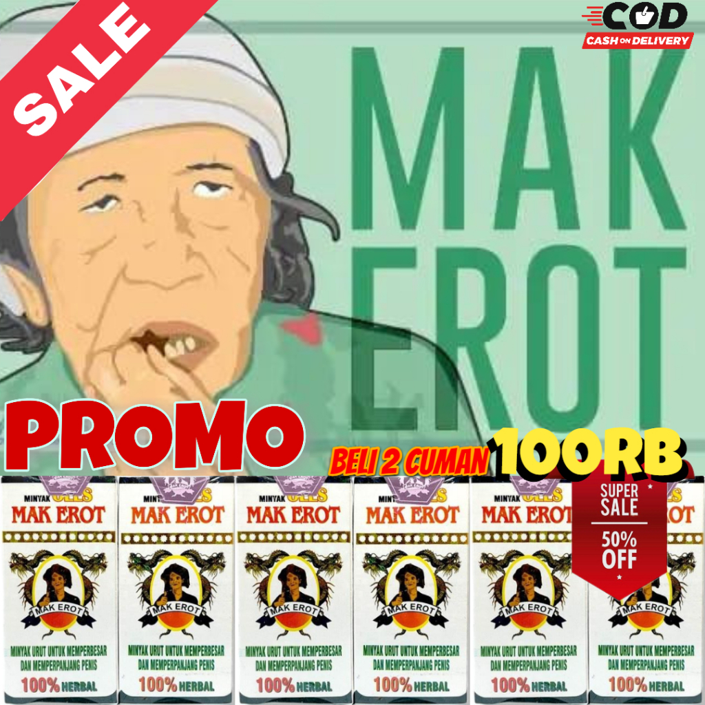 Mak Erot Obat Oles Kuat Pria Original – Herbal Alami Perbesar & Perpanjang Permanen Paling Ampuh 100
