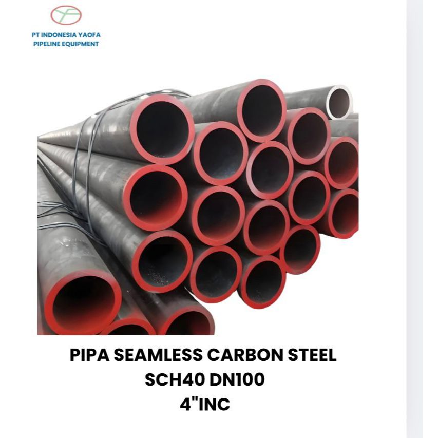 PIPA SEAMLESS CARBON STEEL SCH40 6 METER