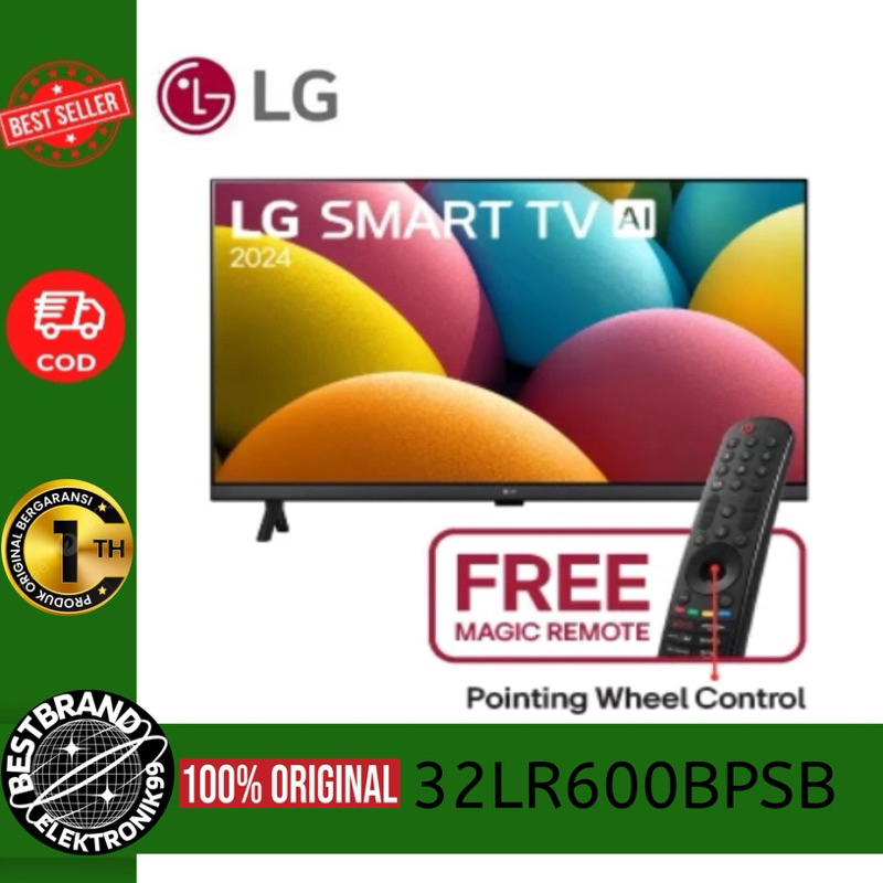 LG 32LR600BPSB SMART TV MAGIC REMOTE WEBOS 23 32INCH THINQ 32LR600