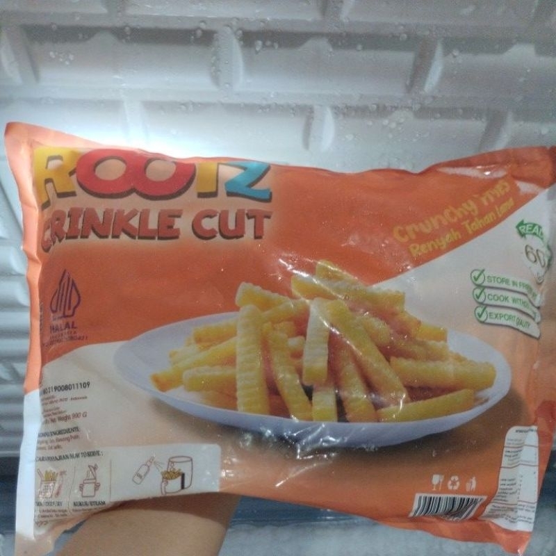 

Rootz Singkong Crinkle Cut uk 900 gr