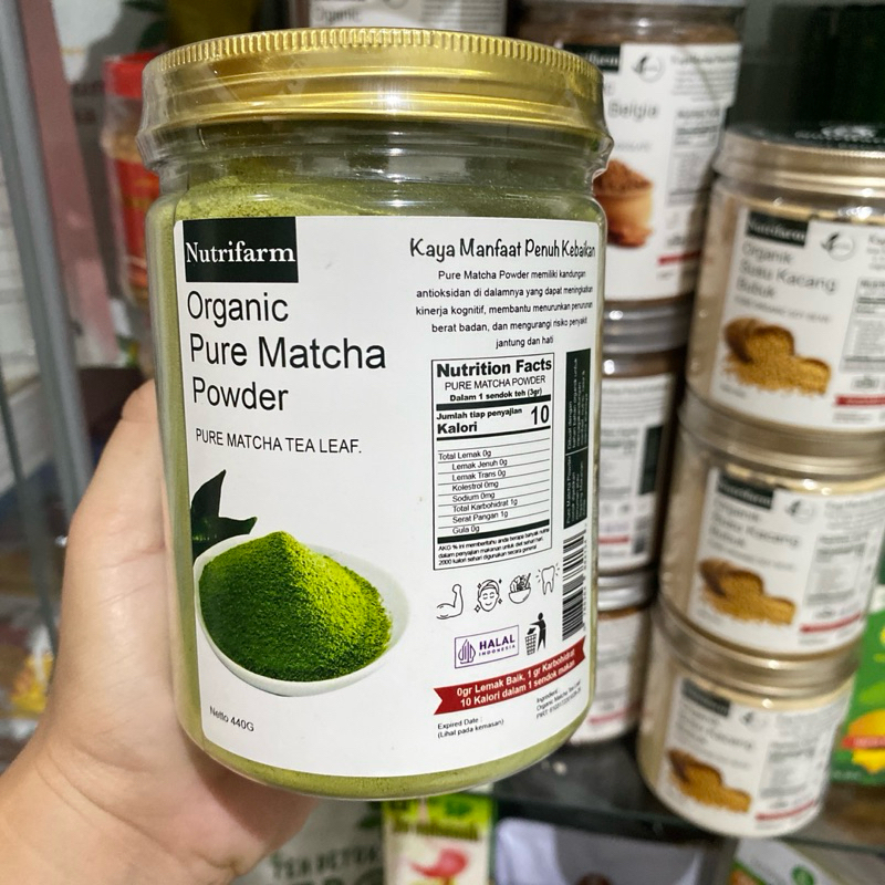 

MATCHA POWDER 270G 440G PREMIUM/MATCHA BUBUK MINUMAN PURE PREMIUM ORIGINAL/ MATCHA POWDER PREMIUM/ MATCHA POWDER PURE/ MATCHA NUTRIFARM/ MATCHA GREEN TEA/ MATCHA JEPANG/ MATCHA LATTE/ MATCHA WHISK