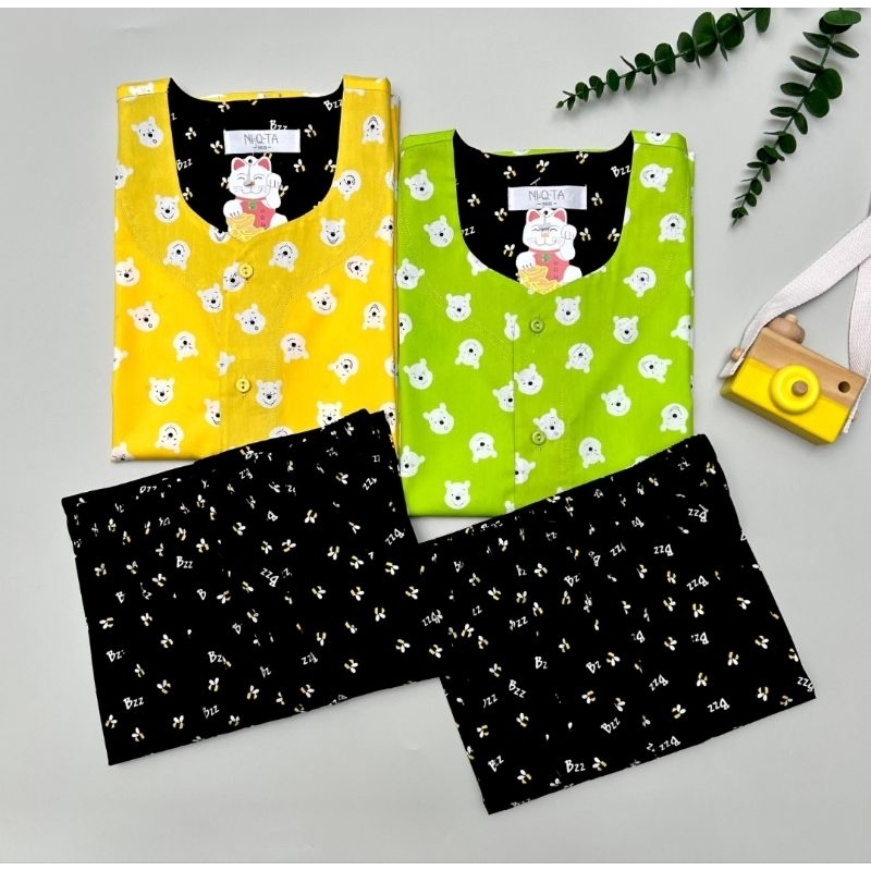 PIYAMA NIQTA motif POOH BEEZZ (SEMOTIF)