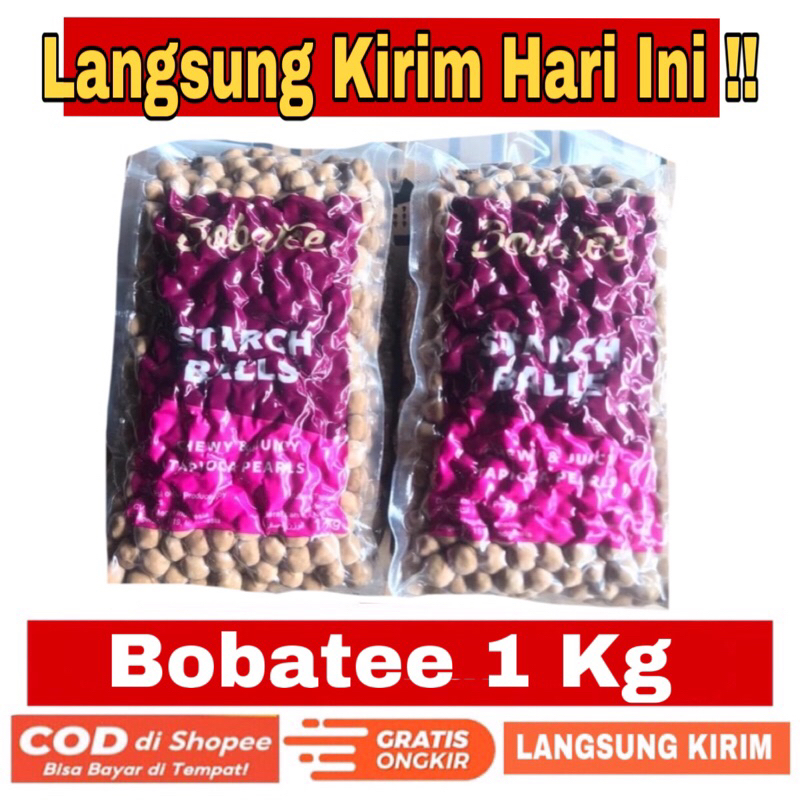 

Bobatee Topping Boba Bubble tapioca 1 kg