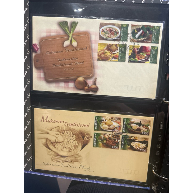 

Koleksi Perangko SHP Makanan Traditional Indonesia tahun 2005 dan 2006