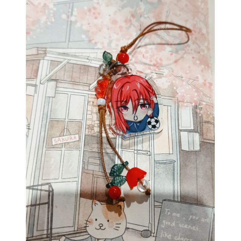 gantungan hp hyoma chigiri blue lock