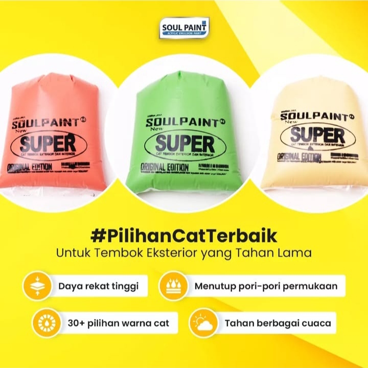 Soulpaint Super Cat Tembok Kiloan Eksterior / Luar Ruangan