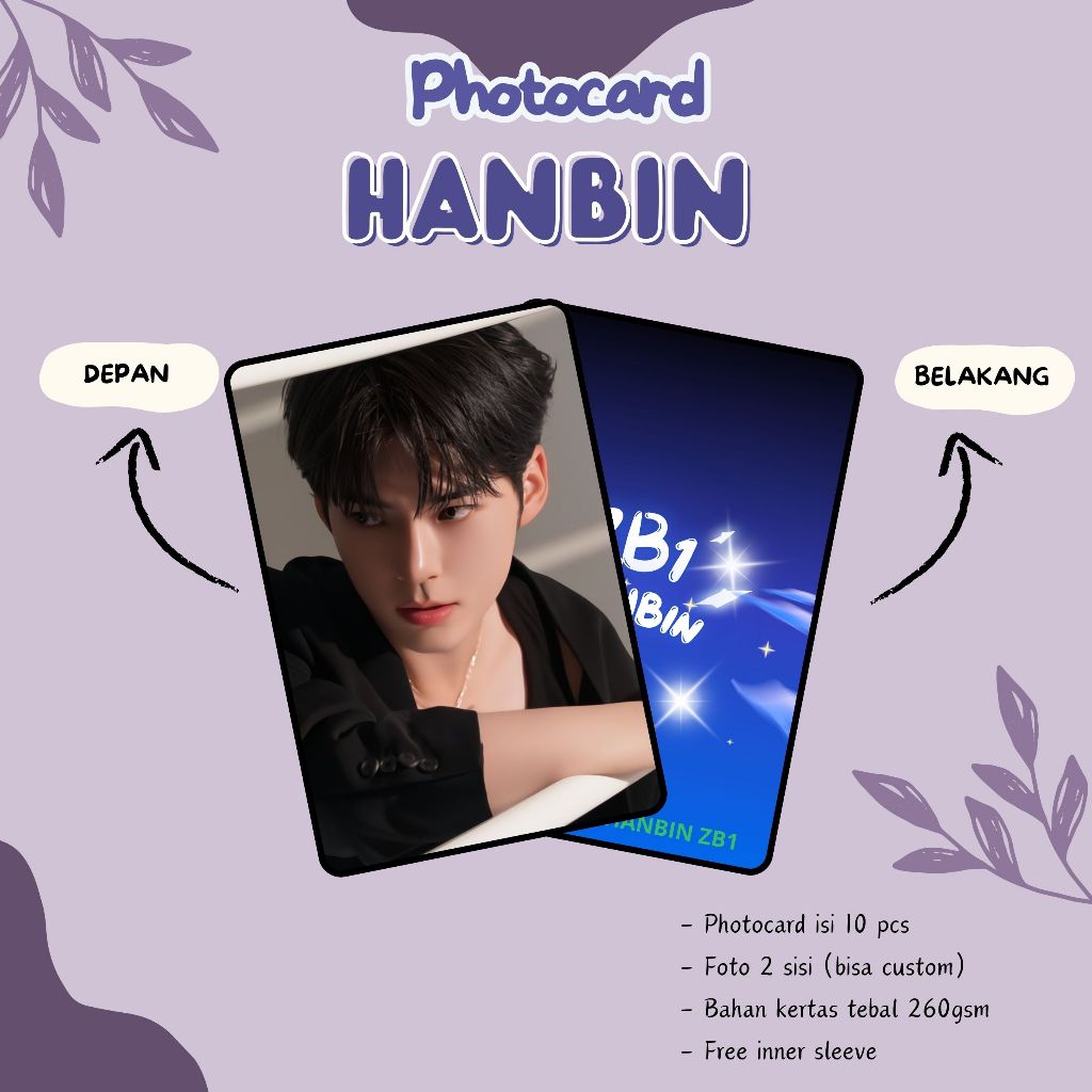 (10 PCS) PHOTOCARD HANBIN ZB1