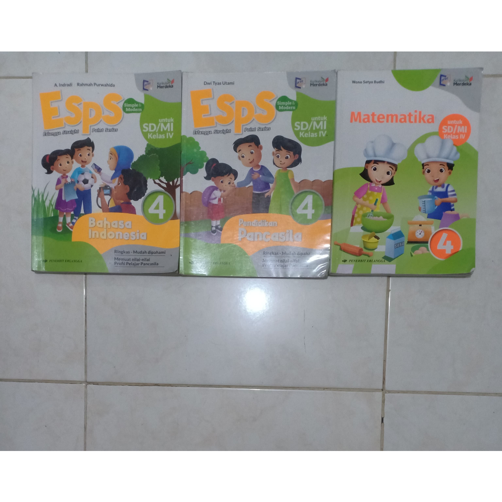 Buku pelajaran esps ipas SD kelas 4 kurikulum merdeka