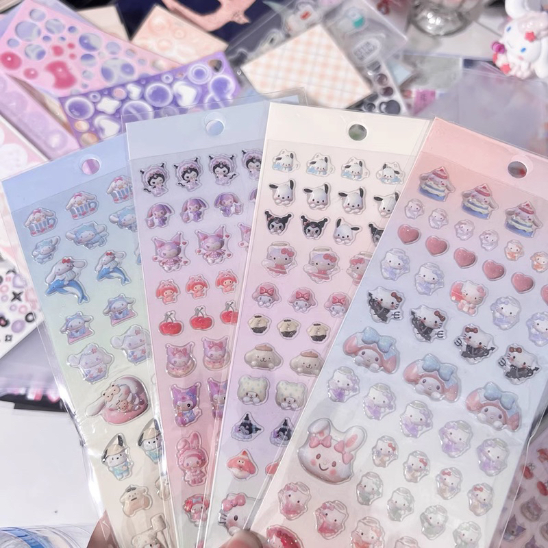 

Sticker 3D Tiga Dimensi Glitter Sanrio