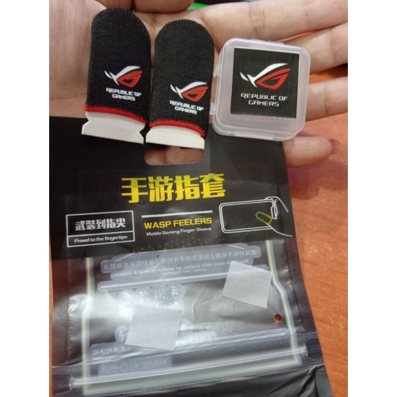DAPAT BOX MINI -PREMIUM- Sarung jempol gaming.Game jempol Anti Keringat Anti Basah Anti Licin (PREMI