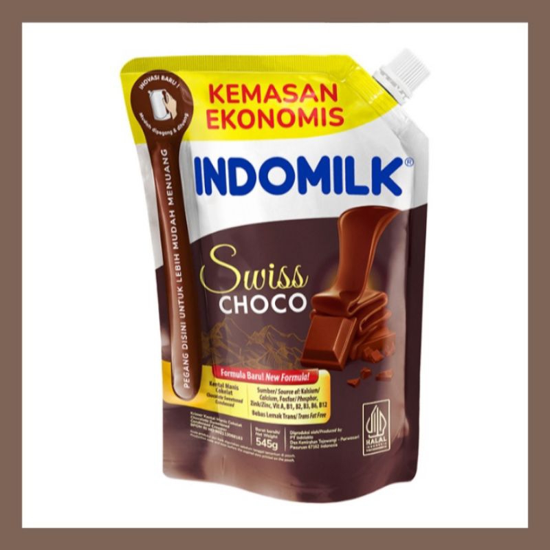 

Indomilk Creamer Kental Manis Swizz Choco Pouch 545 g