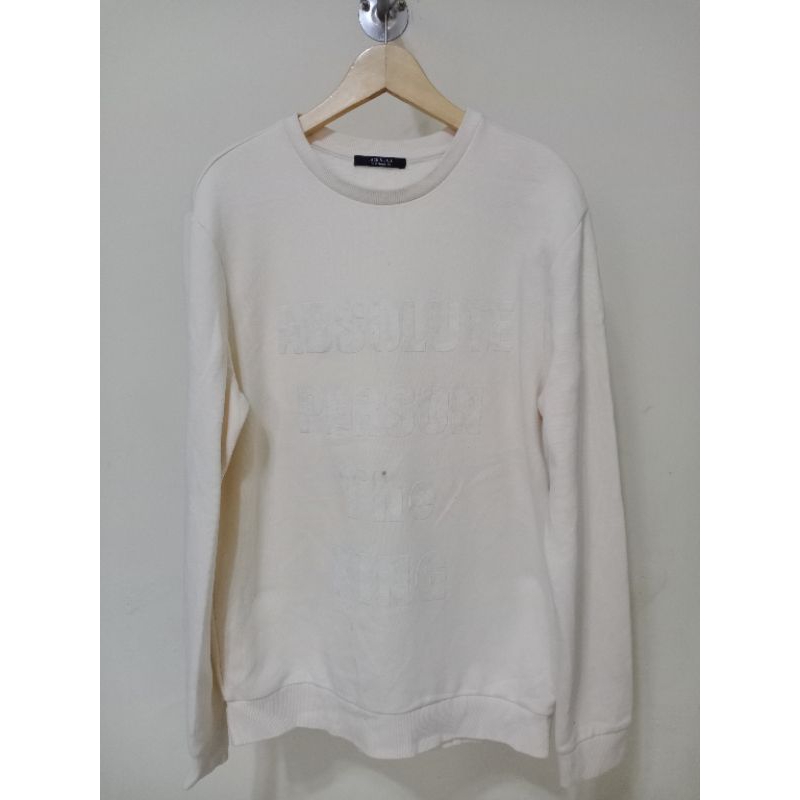 SWEATER sablon timbul CREWNAK