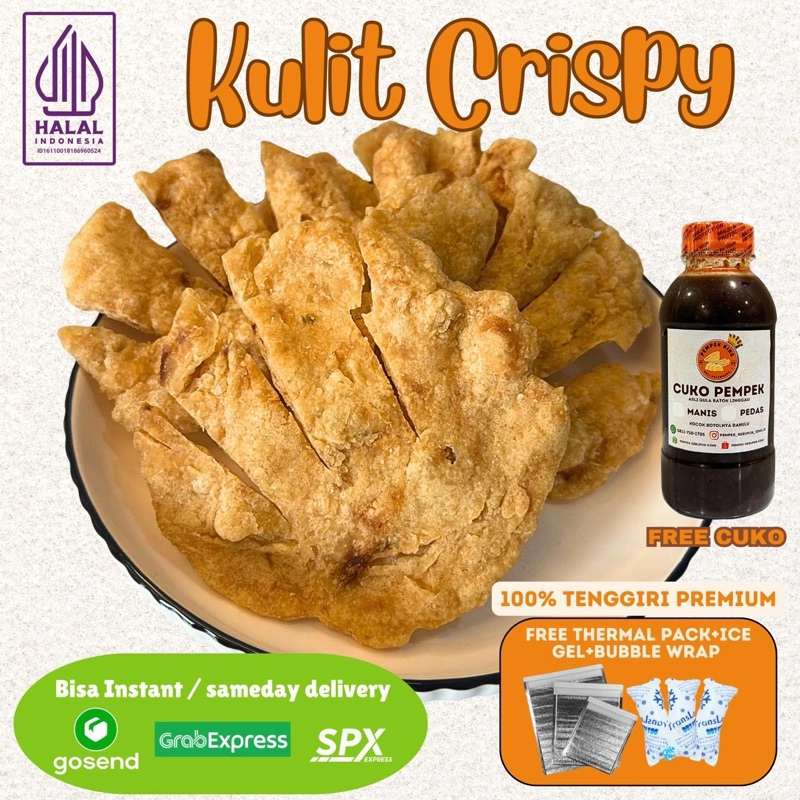 

[Halal] Pempek King Kulit Crispy isi 5/10 Mpek Mpek Palembang Paket Frozen Free Packing tenggiri - Pempek Keju King