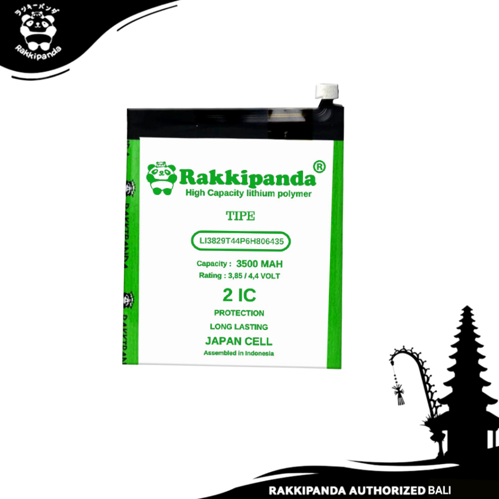 Baterai HP RakkiPanda Batre LI3829T44P6H806435 ZTE Nubia M2 Play / M2 Lite / Z11 Battery Bergaransi