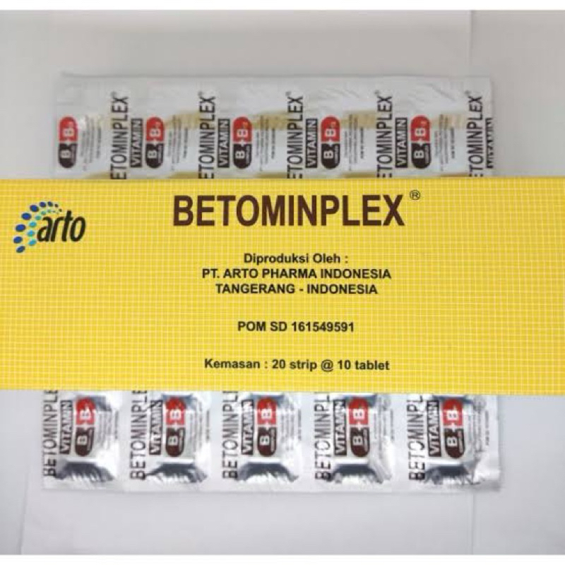 BETOMINPLEX VITAMIN B COMPLEX + B12 - 1 STRIP