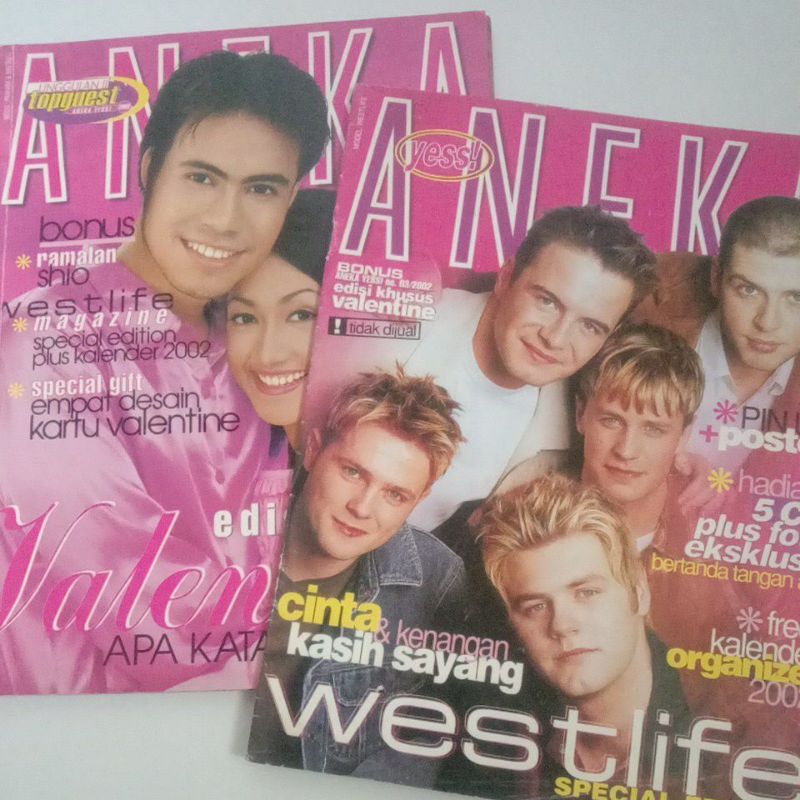 Majalah Aneka Tahun 2002 Cover Prahara Mahdisa